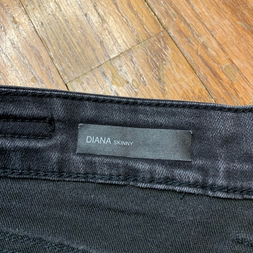 Kut from the Kloth Diana Skinny Jeans - Faded Black - Size 4 - Picture 6 of 10